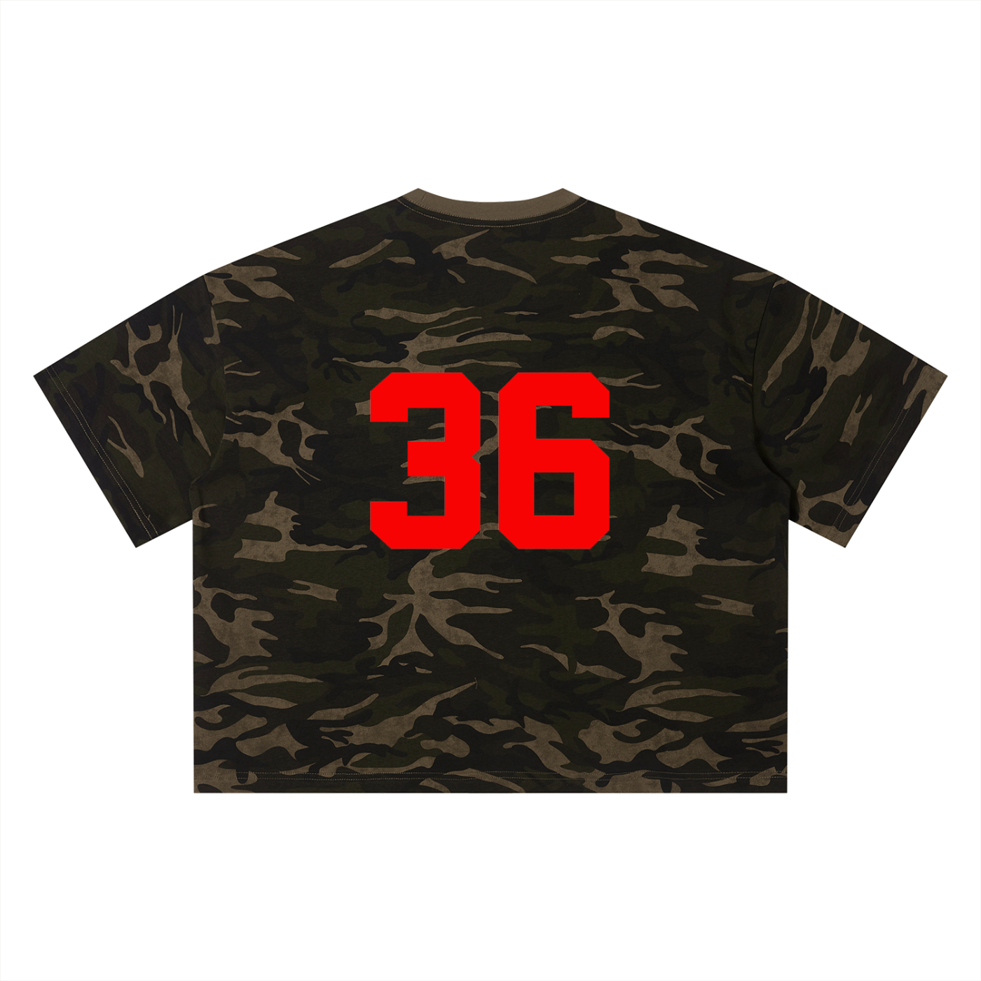 "Evots" Camo Boxy T-Shirt
