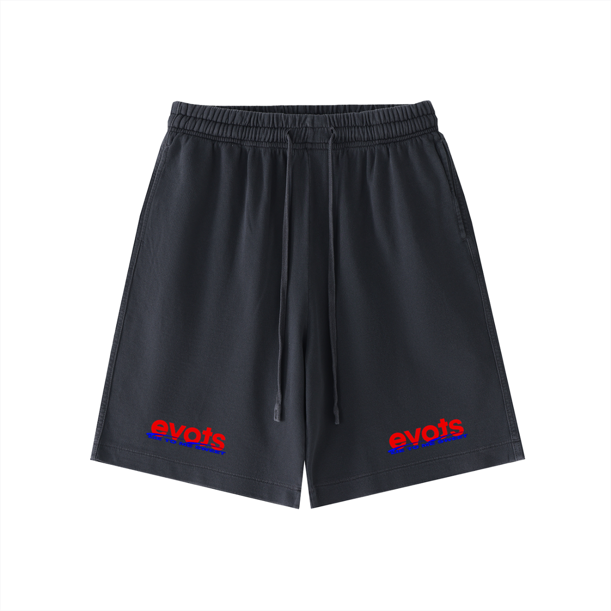 "Evots" Vintage Wash Cotton Shorts