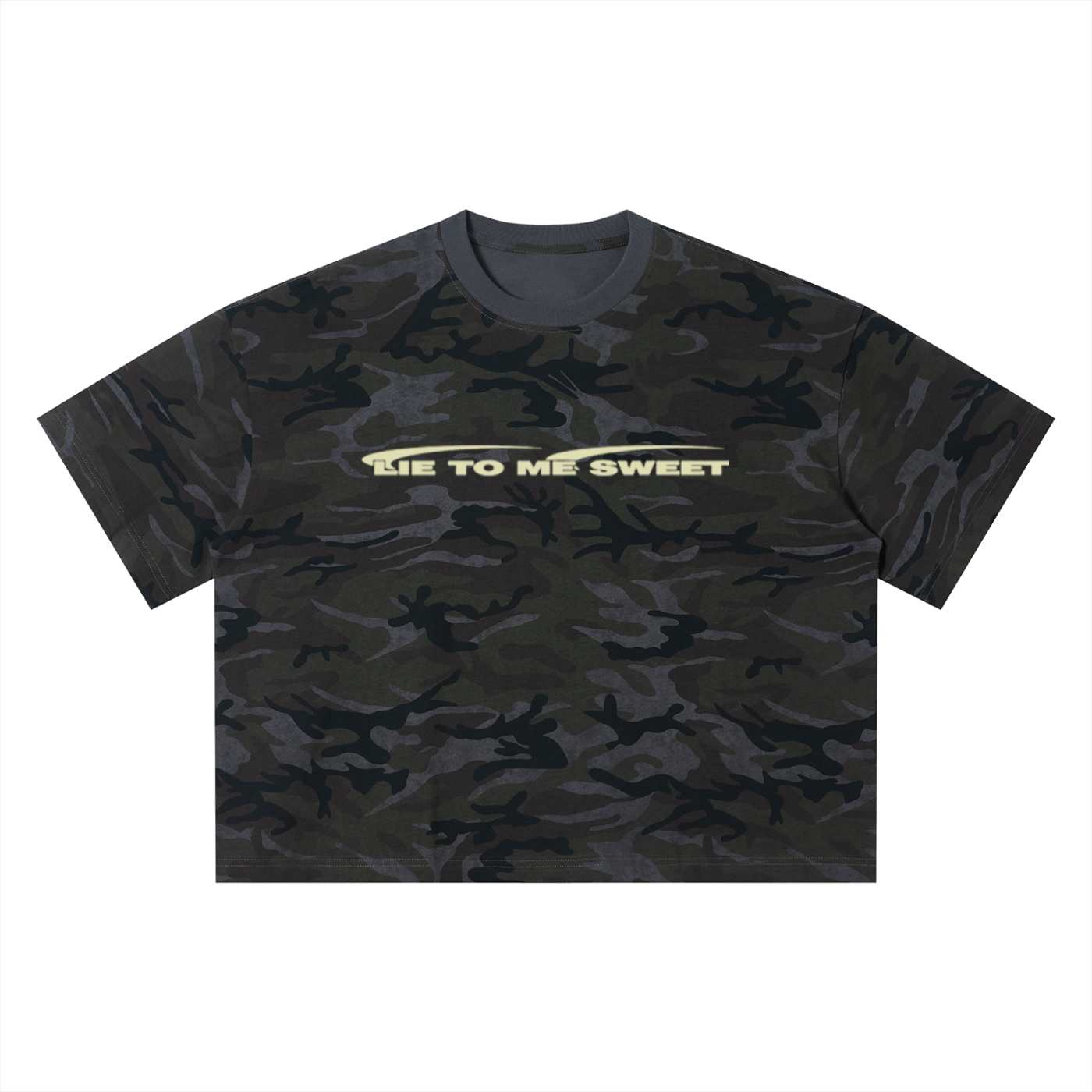 "LTMS" Camo Boxy T-Shirt