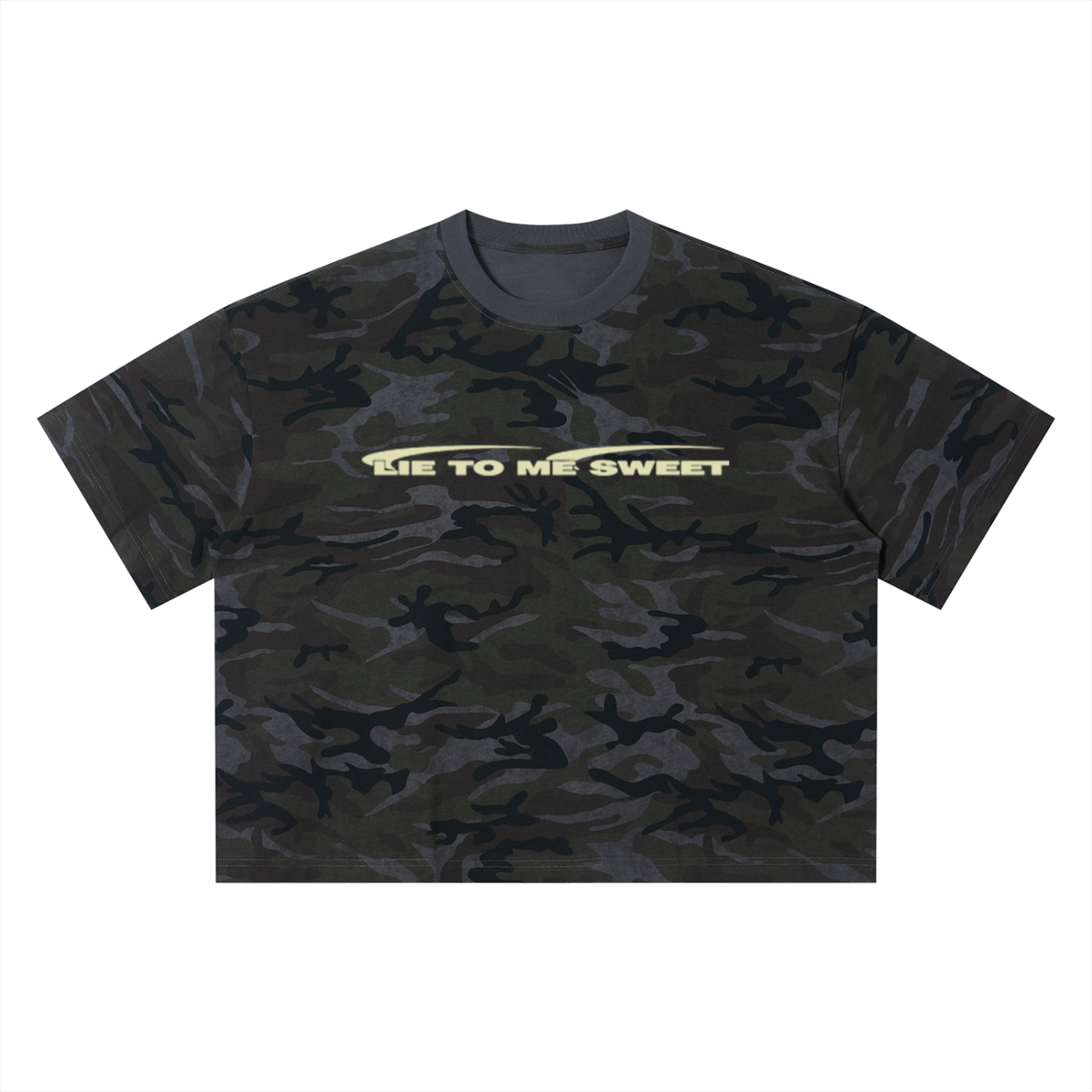"LTMS" Camo Boxy T-Shirt