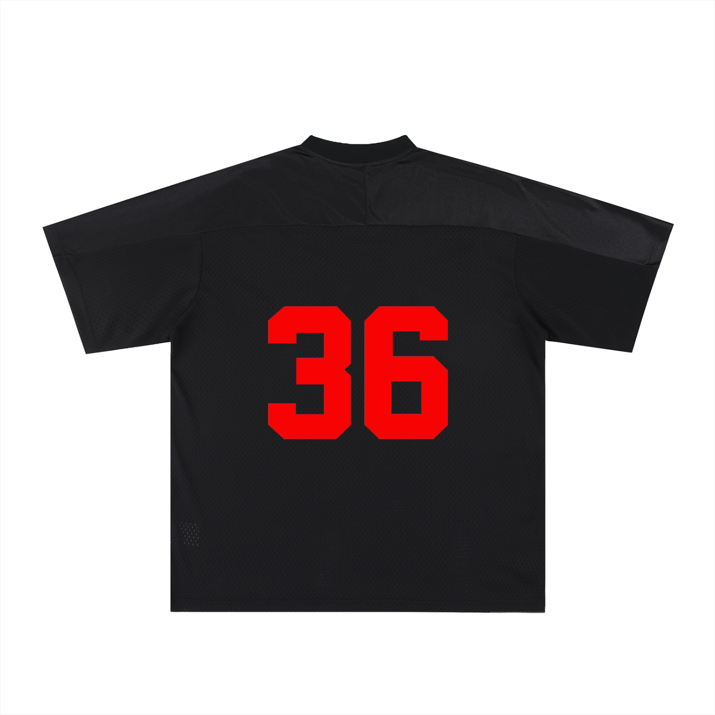 "evots 36" Oversized Mesh V-Neck Spots Jersey